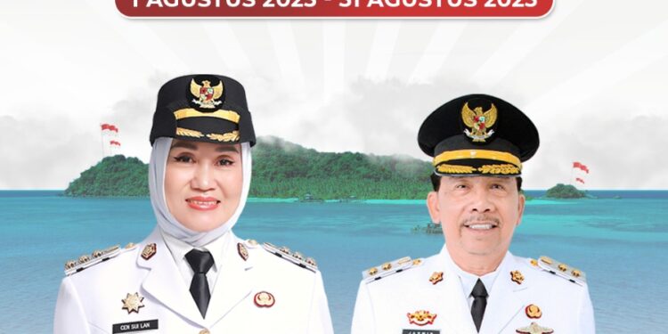 Bupati Cen Sui Lan Ajak Warga Natuna Serentak Kibarkan Merah Putih Sambut HUT ke-80 RI