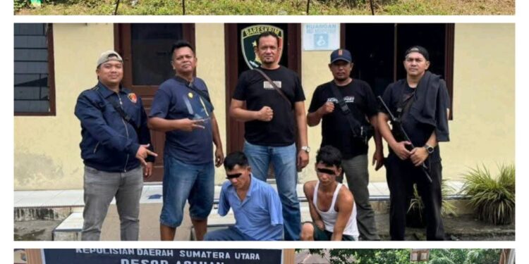 Polsek Pulau Raja Dapat Kiriman Papan Bunga Usai Tangkap Pelaku Pencurian