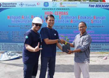 PT Timah Bersama Kelompok Tani Nangnung Tanam Sayur dan Buah-buahan
