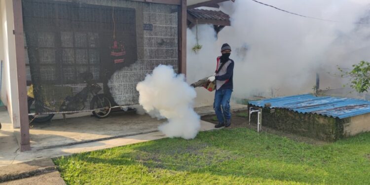 Angka DBD Meningkat, PT Timah Fogging Sejumlah Tempat di Kundur