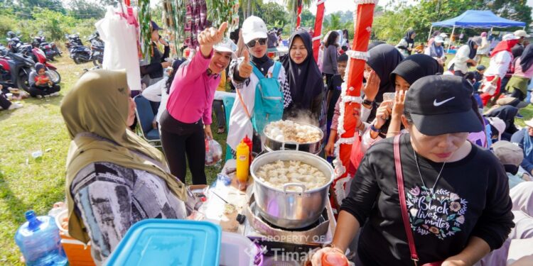 UMKM Dapat Berkah dari Pekan Sehat HUT ke- 49 di Belinyu, Promosikab Produk hinga Dagangan Ludes Terjual