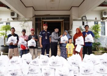 Melalui Bantuan Paket Sembako, PT Timah Ikut Atasi Stunting di Bangka Selatan