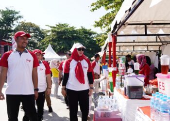 Puluhan UMKM Kebanjiran Omset di Pekan Sehat HUT ke- 49 PT Timah