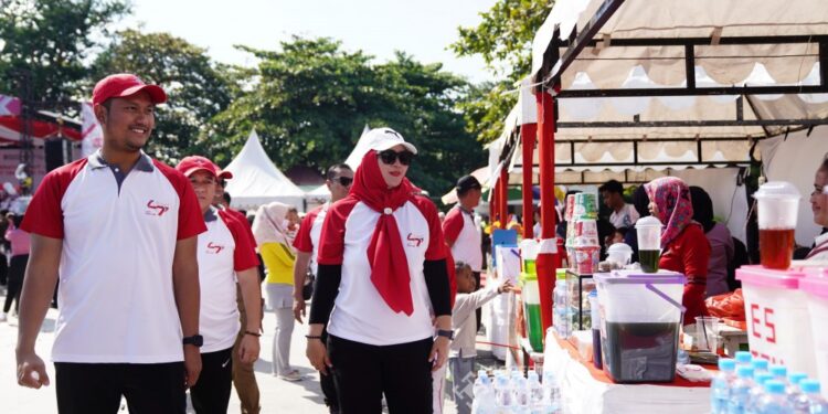 Puluhan UMKM Kebanjiran Omset di Pekan Sehat HUT ke- 49 PT Timah