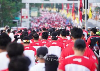 Gelaran TINS Half Marathon Jadi Berkah Bagi UMKM, Pedagang Akui Omset Meningkat Drastis