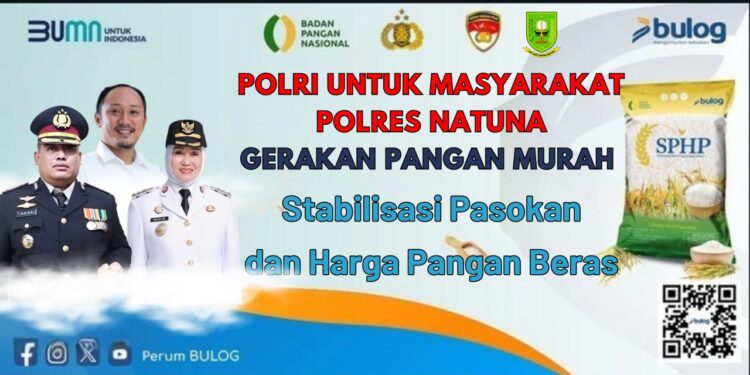Diskon Sembako! Pangan Murah Meriah di HUT 80 RI di Natuna