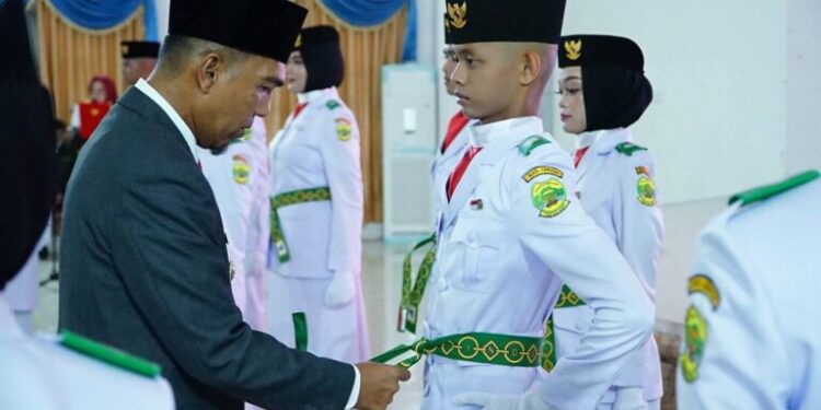 Malam Pengukuhan Paskibraka Lingga, Tugas Mulia di Hari Kemerdekaan 2025
