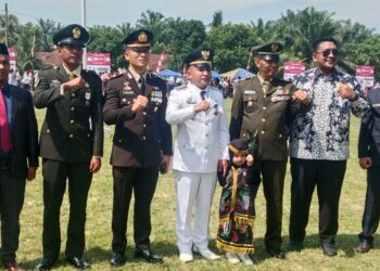 Semarak HUT ke-80 RI Di Pulau Rakyat, Joko Panjaitan Bacakan Naskah Proklamasi