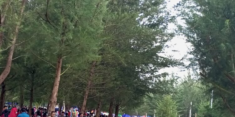 Ribuan Warga Padati Pantai Piwang, Upacara HUT ke-80 RI di Natuna Berlangsung Meriah