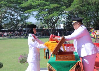 Upacara Penaikan Bendera HUT ke- 80 RI di Asahan, Berlangsung Khidmat
