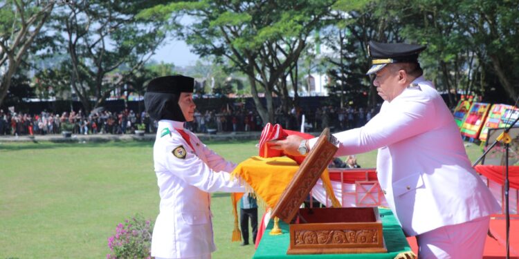 Upacara Penaikan Bendera HUT ke- 80 RI di Asahan, Berlangsung Khidmat