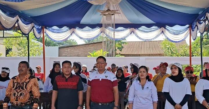 Camat Pulau Rakyat Hadiri Pesta Rakyat Di Desa Padang Mahondang