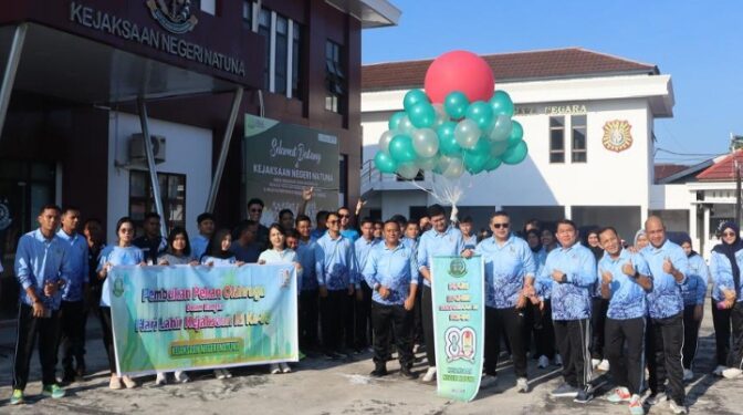 Kajari Natuna Gelar Pembukaan Pekan Olah Raga Kejaksaan RI Ke 80, Transformasi Kejaksaan Menuju Indonesia Maju