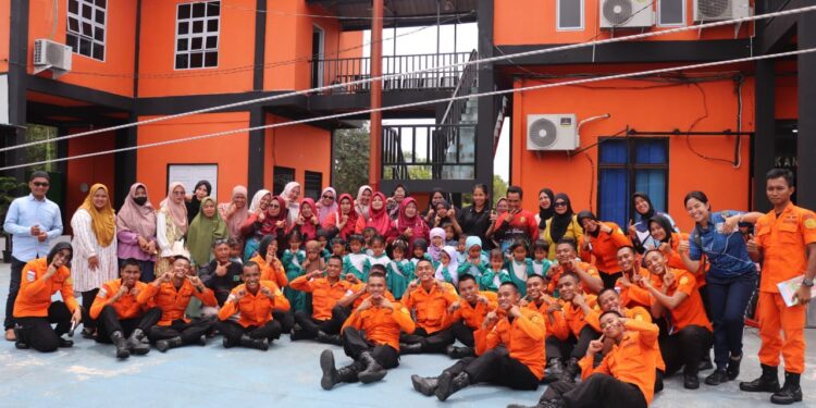 Basarnas Natuna Edukasi Anak TK Negeri 002 Bunguran Utara Tentang Keselamatan Sejak Dini