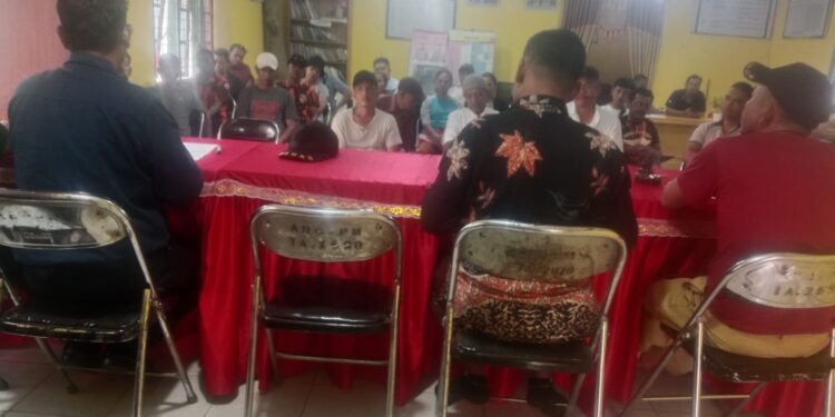 Rawan Maling Sawit, Pemuda Pancasila Padang Mahondang Dipercaya Amankan Kebun Warga