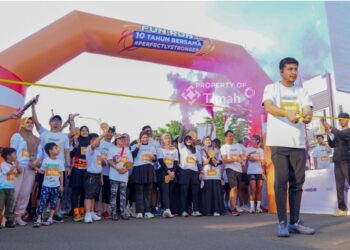 Satu Dekade TKPP, Gelar Fun Run dan Serahkan Bantuan CSR, Komitmen Hadirkan Hunian Berkualitas