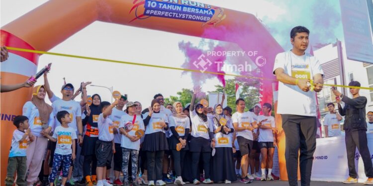 Satu Dekade TKPP, Gelar Fun Run dan Serahkan Bantuan CSR, Komitmen Hadirkan Hunian Berkualitas
