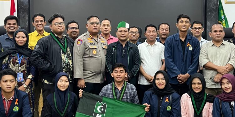 Kapolres Natuna Kawal Audensi Mahasiswa STAI-HMI, DPRD Janji Tindaklanjuti Tuntutan