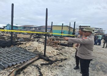 Kebakaran Hebat di Sedanau: Enam Bangunan Ludes, Kerugian Capai Rp3,5 Miliar