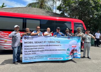 Commemorating National Transportation Day, PT Timah and East Belitung Transportation Agency Provide Mobile Health Services at Manggar Terminal