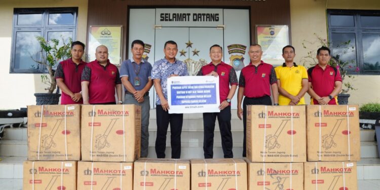 Polres Bangka Selatan Terima Mesin Tanam Jagung dari PT Timah, Ini Tujuannya