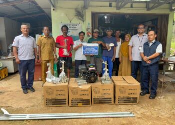 Alami Musibah Kecelakaan Laut, Empat Nelayan di Belitung Timur Terima Bantuan Mesin Ketinting dari PT Timah Tbk