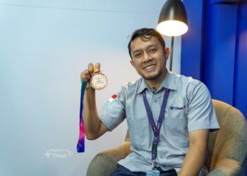 Dari Ruang Kerja ke Arena Laga, Ini Kisah Waisya Hidayat Atlet Tenis Meja PT Timah