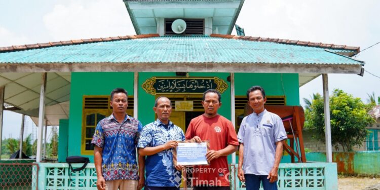 Dukung Kehidupan Sosial dan Spiritual, PT Timah Tbk Bantu Pembangunan Rumah Ibadah di Pemali