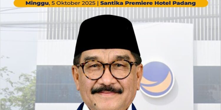Ir. M. Shadiq Pasadigoe Ucapkan Selamat dan Sukses atas RAKERWIL DPW Partai NasDem Sumbar
