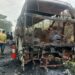 Bus terbakar