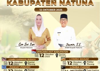 Meriah! HUT Kabupaten Natuna ke-26 Siap Guncang Pantai Piwang dengan Beragam Lomba dan Karnaval Budaya