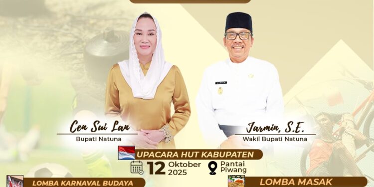 Meriah! HUT Kabupaten Natuna ke-26 Siap Guncang Pantai Piwang dengan Beragam Lomba dan Karnaval Budaya