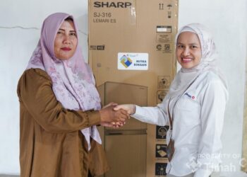 PT TIMAH Tbk Serahkan Kulkas Kepada Rusip Asri Jaga Kualitas Produksi
