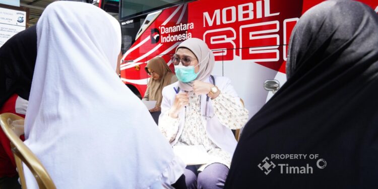 Warga Desa Cambai Selatan Nikmati Pelayanan Kesehatan Gratis dari PT Timah Tbk