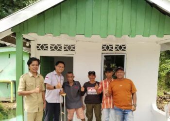 Terus Peduli Masyarakat, PT Timah Renovasi Rumah Milik Usman