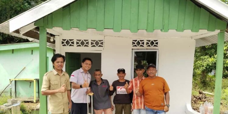 Terus Peduli Masyarakat, PT Timah Renovasi Rumah Milik Usman
