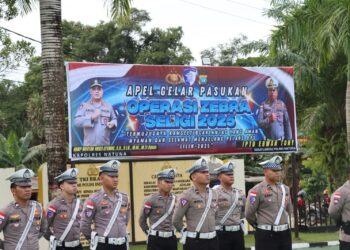 Polres Natuna Gelar Apel Operasi Zebra 2025, Tekankan Disiplin Berlalu Lintas dan Keselamatan Bersama