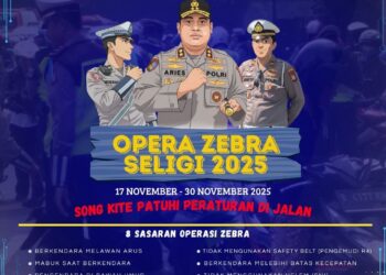 Start Operasi Zebra! Satlantas Natuna Laksanakan Razia 17–30 November 2025