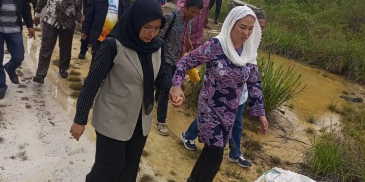 Kunjungan Kerja ke Subi, Bupati Cen Sui Lan Gandeng BPJN Batam Tinjau Jalan Teluk Surga