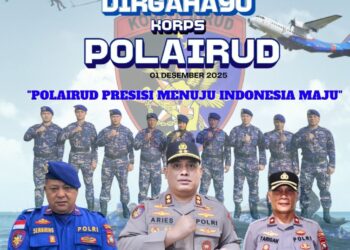 Ksatria Biru Laut Natuna,Polairud Rayakan HUT dengan Janji Setia Menjaga Negeri