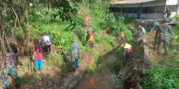 Kodim 0318/Natuna Gelar Karya Bakti Peringati Hari Juang TNI AD