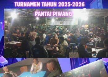 Domino Jadi Pusat Perhatian, Turnamen KPDN 2025-2026 Oleh Raja Mustakim Diserbu Warga Natuna