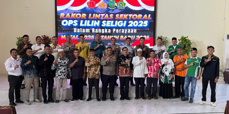 Polres Natuna Gelar Rakor Lintas Sektoral Operasi Lilin Seligi 2025, Perkuat Pengamanan Natal dan Tahun Baru Berbasis Toleransi