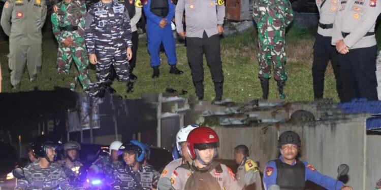 Patroli Malam Natal Bersama Forkopimda, Kapolres Lingga: Pupuk Toleransi dan Pastikan Kamtibmas Kondusif