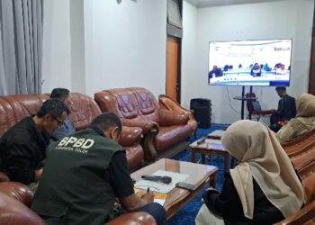 Pemkab Solok Rapat Percepatan Penginputan Data Kebencanaan dan Penyusunan Dokumen R3P bersama Gubernur dan BNPB