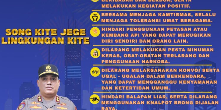 Kapolres Natuna Imbau Masyarakat Sambut Tahun Baru 2026 dengan Empati, Kesederhanaan, dan Toleransi