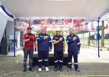 Semarak Peringatan Bulan K3 Nasional di PT TIMAH Tbk, Gelar Timah Fire Rescue Challange
