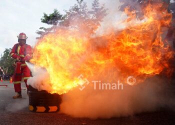The 2026 National Occupational Safety and Health (OSH) Month Series at PT TIMAH Tbk Continues with the Timah Fire & Rescue Challenge and Emergency Response Competitions