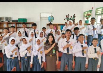 Jaksa Masuk Sekolah di Natuna, Pelajar Diajak Tegas Katakan Tidak pada Judi Online