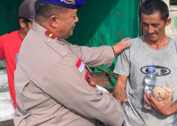 Polres Natuna Turun ke Pelabuhan, Nelayan Pering Merasakan Kehadiran Negara